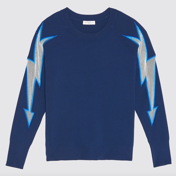 Sandro Jumper with Lightening Bolt motif - Picture 1 of 7